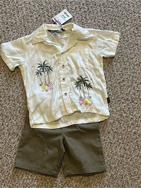 American Hawk tee and shorts set 24M NWT